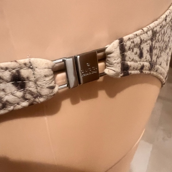 Nwt Gucci Tom ford ss 2000 one shoulder cut out python print swimsuit XS - Picture 11 of 11